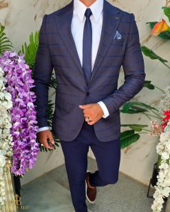 Tinuta 5 piese: Sacou-Pantalon-Camasa-Cravata-Curea- TN227