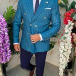 Conjunto de 5 prendas: chaqueta, pantalones, camisa, corbata y cinturón - TN228
