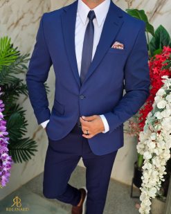 Alternative view of Sacou de bărbați, Slim Fit, Mov-SC1089