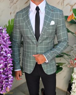 Tinuta 5 piese: Sacou-Pantalon-Camasa-Cravata-Curea- TN220