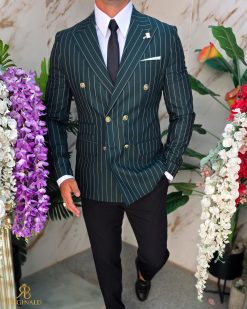 Tinuta 5 piese: Sacou-Pantalon-Camasa-Cravata-Curea- TN221