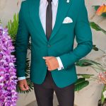 Conjunto de 5 piezas: chaqueta, pantalón, camisa, corbata y cinturón - TN222