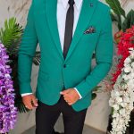 Conjunto de 5 prendas: chaqueta, pantalón, camisa, corbata y cinturón - TN225
