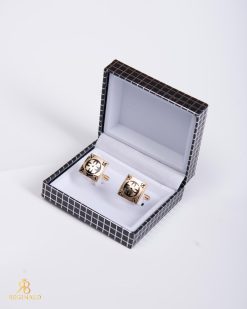 Alternative view of Butoni aurii cu negru - BT082