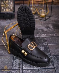 Alternative view of Mocasini de barbati casual, negri, talpa inalta ultra-usoara – AD870