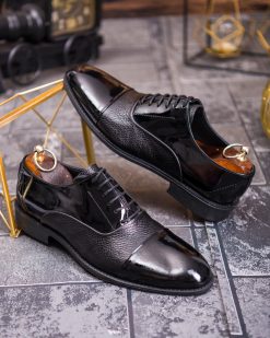 Pantofi bărbătești eleganți – Piele naturală și lacuită - P1917