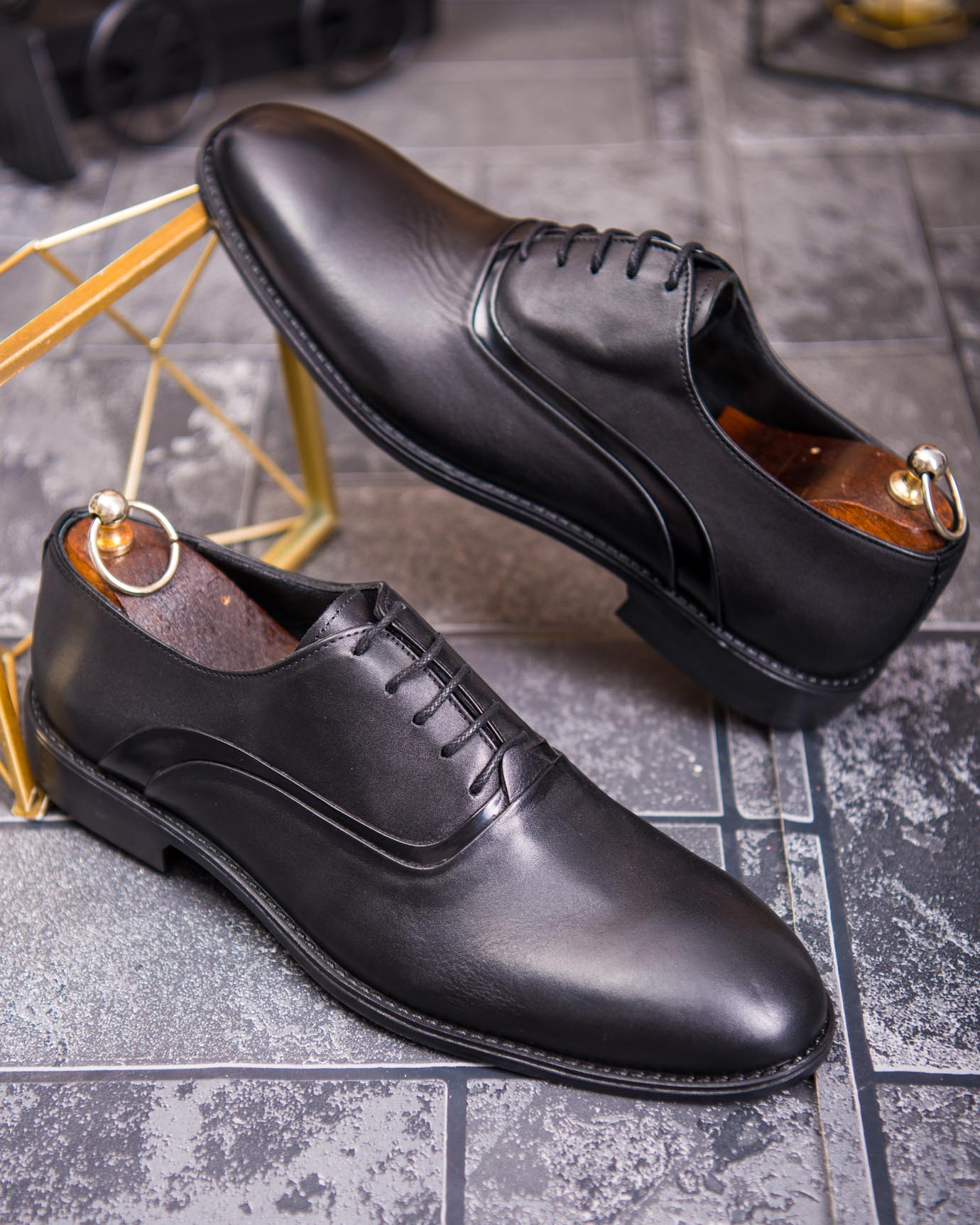 Pantofi bărbătești eleganți – Piele naturală premium - P1918 - imagine 8