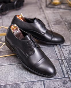 Alternative view of Pantofi bărbătești eleganți Cap Toe – Piele naturală premium - P1919