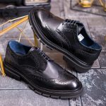 Pantofi de barbati, negru, din piele naturala- P1882