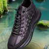 Pantofi sport bărbătești din piele naturală – design modern textură croco - P1907