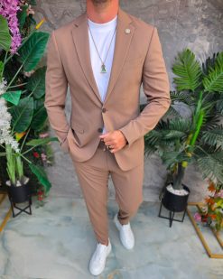Costum de bărbați, Maro: Sacou si Pantalon - C5355