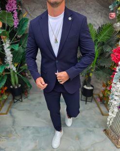 Alternative view of Costum de bărbați, Bleumarin: Sacou si Pantalon - C5341