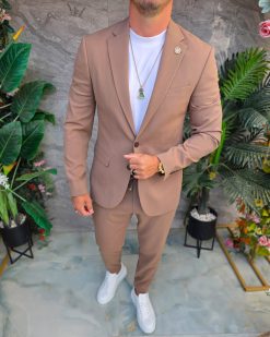 Alternative view of Costum de bărbați, Maro: Sacou si Pantalon - C5355