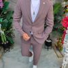 Costum de bărbați, Maro Taupe: Sacou si Pantalon - C5347