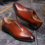Pantofi de barbati, maro , din piele naturala- P1923
