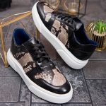 Sneaker de barbati, negru, din piele naturala- P1928