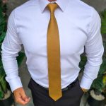 Chemise blanche pour homme, modèle Reginald à boutons cachés - CM548