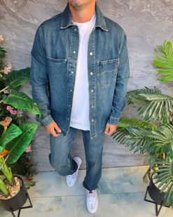 Jacheta+Blugi, de bărbați, albastru - GB186