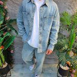 Men's jacket + jeans, blue/grey - GB185