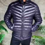 Geaca de bărbați, Bleumarin, groasa - GC879