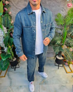 Alternative view of Jacheta+Blugi, de bărbați, albastru - GB186