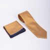 Set Cravata si batista aurie cu model- CV1265