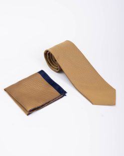 Set Cravata si batista maro- CV1267