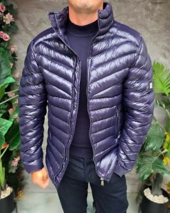 Alternative view of Geaca de bărbați, Bleumarin, groasa - GC879