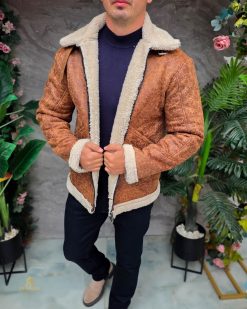 Alternative view of Cojoc gros maro, interior imblanit, slim-fit - GC886