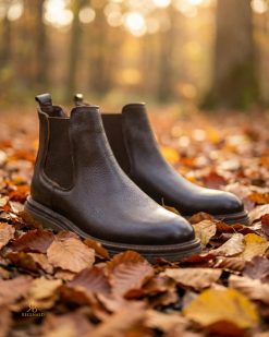 Ghete Chelsea bărbătești maro – Piele naturală - GH158