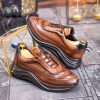 Pantofi bărbătești sport, Maro– Piele naturală- P1938