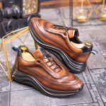 Pantofi bărbătești sport, Maro– Piele naturală- P1938