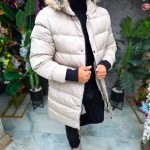 Chaqueta de hombre, beige, gruesa, con capucha - GC891