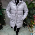 Men's grey thick hooded jacket - GC895