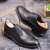 Pantofi de barbati, negru, din piele naturala- P1949