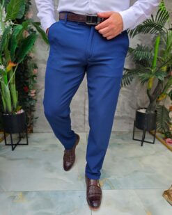 Una visione alternativa del Pantaloni Albastri, elastici, croiala conica - PN864