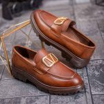 Mocasini de barbati casual, maro, talpa inalta ultra-usoara – AD894