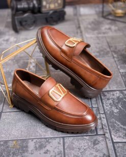 Mocasini de barbati casual, maro, talpa inalta ultra-usoara – AD908