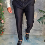 Smart trousers, Black, Classic Fit - PN868