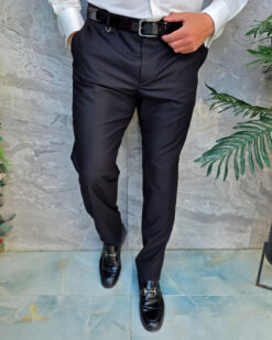 Pantaloni eleganti, blu navy, slim fit - PN869