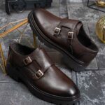 Pantofi Loafers Reginald, maro, din piele 100% naturala - P1996