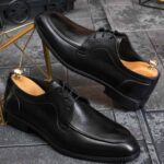 Pantofi de barbati, Negri,  din piele naturala- P1987