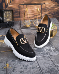 Mocasini de barbati casual, negri, talpa inalta ultra-usoara – AD926 – Image 4