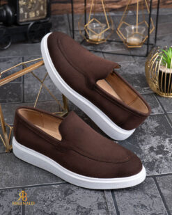 Mocasini de barbati casual, maro, talpa inalta ultra-usoara – AD932