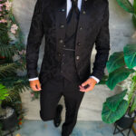 Costum negru elegant de MIRE, set: 4 piese - C5532