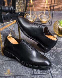 Pantofi de barbati, negri, din piele naturala - P1895