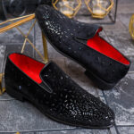 Loafers Reginald Premium Black Crystal - P2024