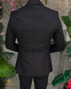 Costum negru elegant MIRE/NAS cu strasuri fine, set: 4 piese - C5562 - immagine 8