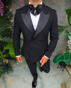Costum negru elegant de MIRE/NAS, set: 4 piese - C5564