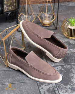 Mocasini Loafers Reginald Premium - 100% piele naturală întoarsă - P2042